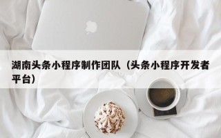 寿光湖南头条小程序制作团队（头条小程序开发者平台）